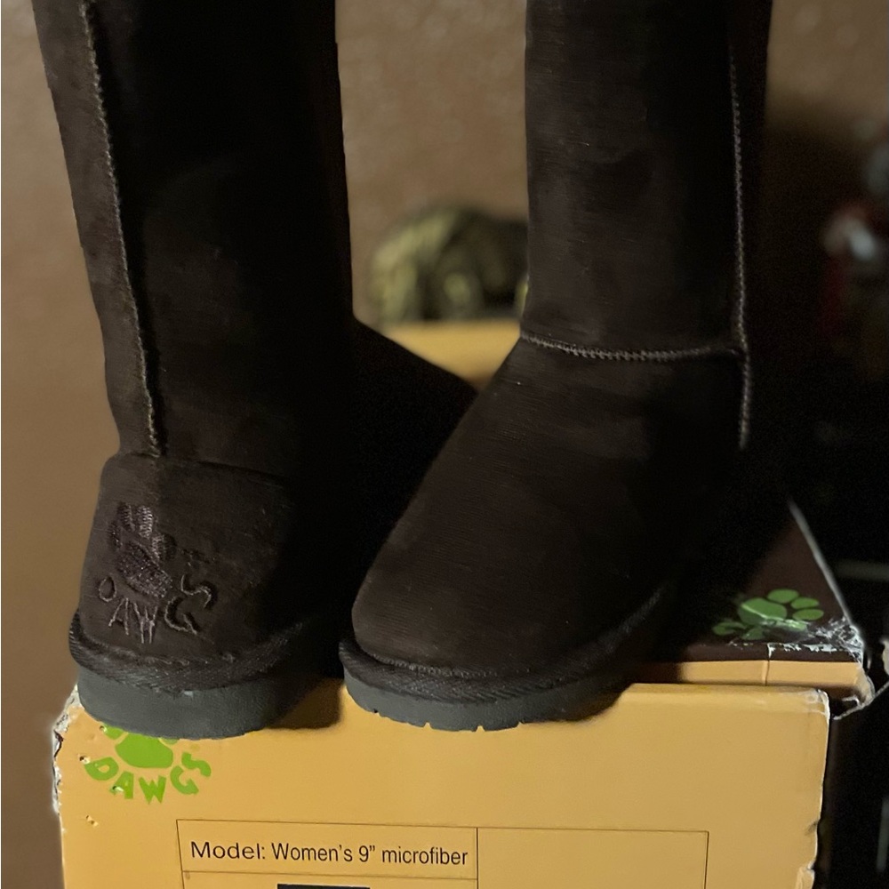 DAWGS Women's Microfiber Boots - Black